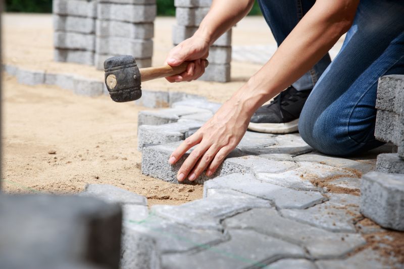 Clay Pavers Installation
