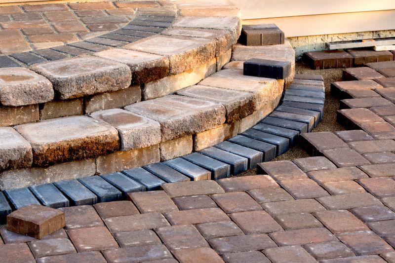 Patio Brick Installation detail