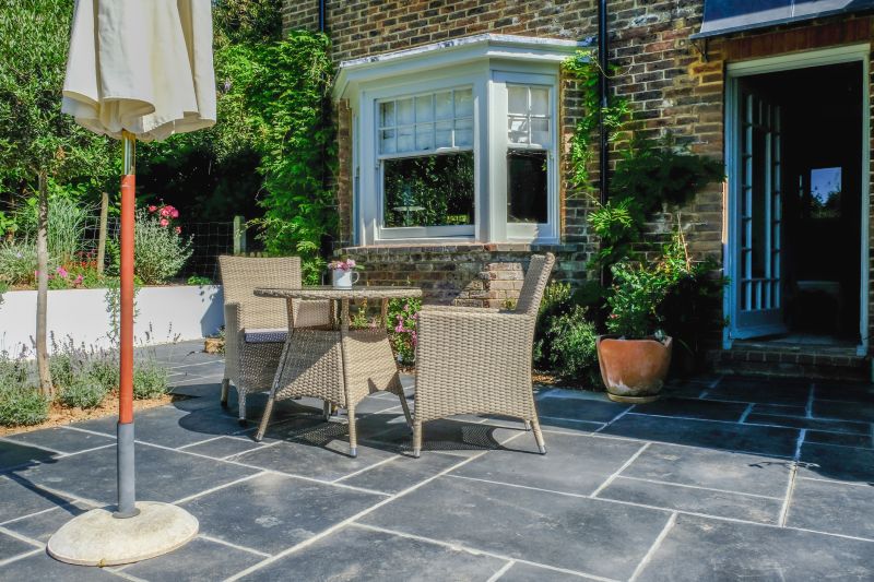 Slate Patio Installation