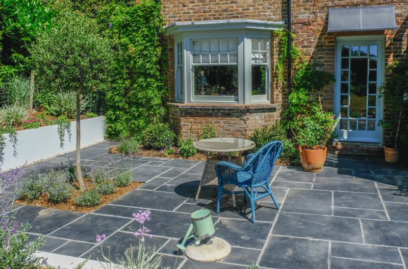 Slate Patio Installation